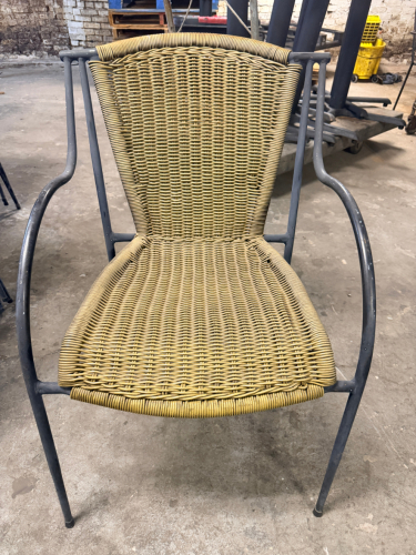 (4) WICKER CHAIRS