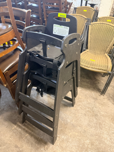 (3) HIGH CHAIRS