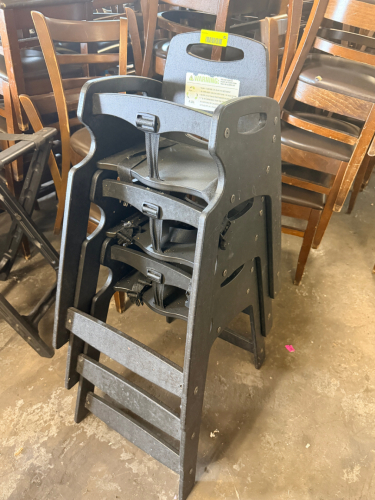 (3) HIGH CHAIRS