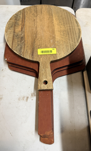 (5) ASSORTED PIZZA PADDLES