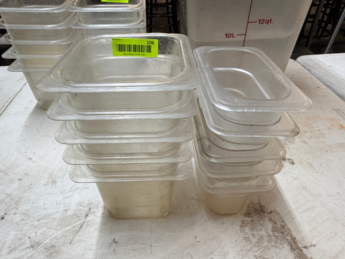 (1) ASSORTED LOT OF PLASTIC INSERTS