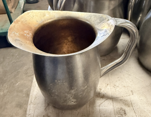 (1) LOT OF STAINLESS STEEL PITCHERS
