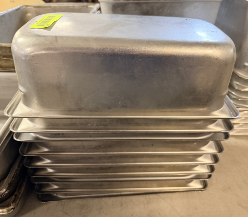 (9) 1/ 6TH STAINLESS INSERTS