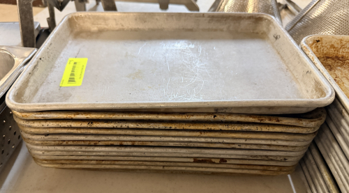 (11) 1/4TH SIZE BAKING SHEETS