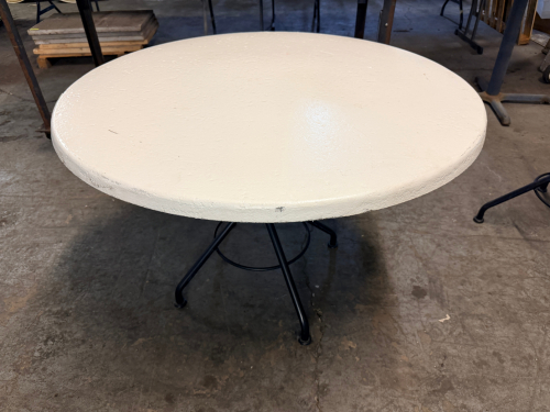 (4) 36 INCH COMPOSITE TOP PATIO TABLES