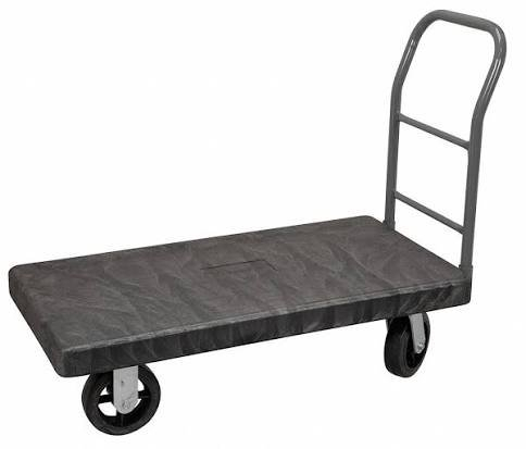 (1) PLATFORM TRUCK, REMOVABLE HANDLE