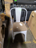 (1) METAL DINING CHAIR WITH WOOD SEAT - 2