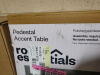 (1) PEDESTAL ACCENT TABLE - 2