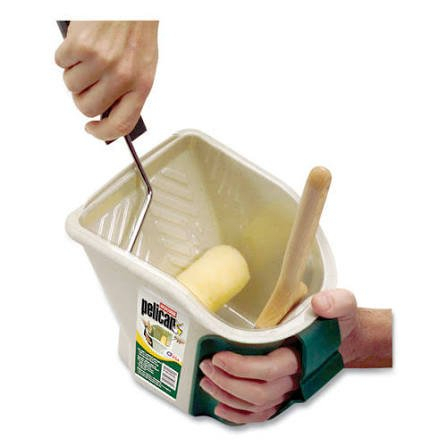 (2) HAND HELD PAINT TRAY FOR ROLLER AND BRUSH