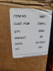 (1) BOX OF (2000) BADGE HOLDERS - 2