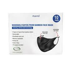 (10) BOXES OF (10) WASHABLE FACE MASKS