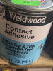 (2) CONTACT ADHESIVE LANDAU TOP & TRIM - 2