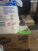 (4) BAGS GERMICIDAL DISINFECTING WIPES, WITH (2) DISPENSER BUCKETS - 4