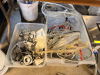 SANITARY TRANSFER PUMP WITH 3 TOTES OF BREWERY FITTINGS AND HOSES AS SHOWN - 5