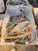 SANITARY TRANSFER PUMP WITH 3 TOTES OF BREWERY FITTINGS AND HOSES AS SHOWN - 8