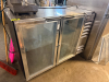 BEVERAGE AIR COMMERCIAL TWO GLASS DOOR BACK BAR REFRIGERATOR - 3