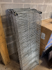 (1) LOT OF WIRE SHELVES AS SHOWN - 2