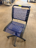 (1) BLUE ROLLING OFFICE CHAIR