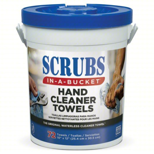 (6) BUCKETS OF HAND CLEANING TOWELS