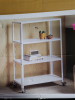 (1) 4-SHELF BOOKSHELF - 2