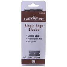 (6) BOXES OF (100) SINGLE EDGE BLADES