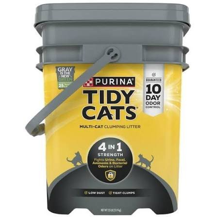 (1) BUCKET OF MULTI-CAT CLUMPING LITTER