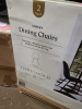 (1) SET OF (2) DINING CHAIRS - 2