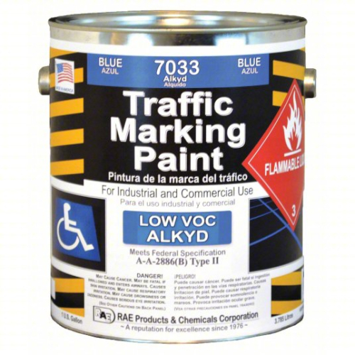 (1) BLUE TRAFFIC MARKING PAINT