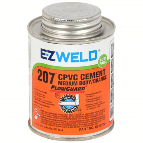 (6) ORANGE PIPE CEMENT