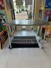 (1) ROLLING STAINLESS STEEL TABLE - 2