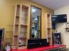 (2) WOOD RETAIL DISPLAY SHELVING UNIT WITH GLASS SHELF - 3