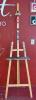 (1) WOODEN ADJUSTABLE ARTIST STUDIO EASEL