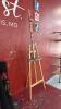 (1) WOODEN ADJUSTABLE ARTIST STUDIO EASEL - 2