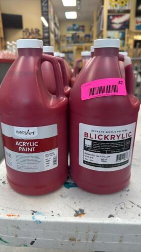 (4) ACRYLIC ART PAINTS