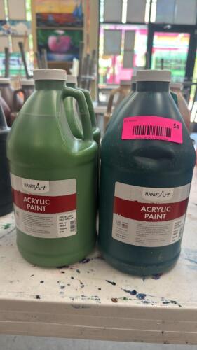 (4) ACRYLIC ART PAINTS
