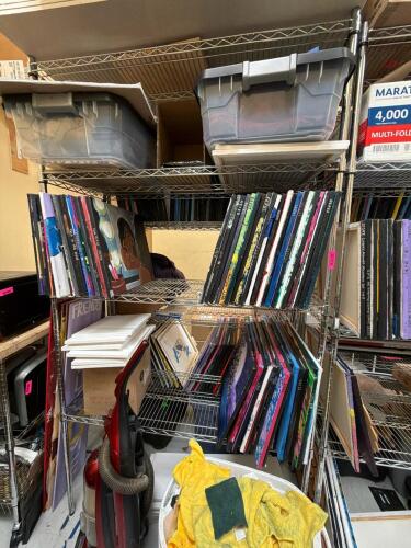 (1) WIRE 4-TIER STORAGE SHELVING UNIT