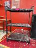 (1) 3-TIER METAL ART SUPPLY SHELF - 2