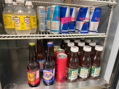 (1) ASSORTED LOT OF DRINKS