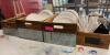 (1) ASSORTED DISPOSABLE PLATES, NAPKINS, STRAWS AND UTENSILS WITH STORAGE BINS - 2