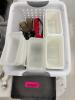 (1) ASSORTED LOT OF BAR TOOLS, CONTAINERS, AND ACCESSORIES - 3
