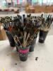 (1) ASSORTED LOT OF PAINT BRUSHES