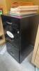 (1) BLACK 3-DRAWER VERTICAL FILE CABINET - 2