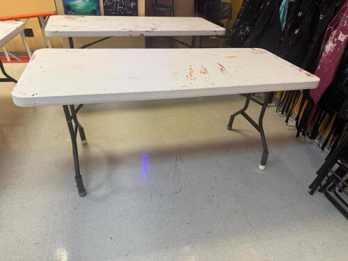 (2) 6 FOOT FOLDING TABLES