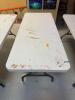 (2) 6 FOOT FOLDING TABLES - 2