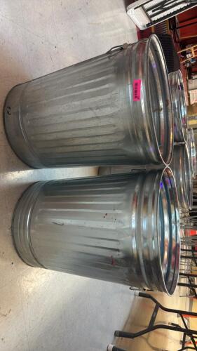 (2) LARGE TRASH CANS