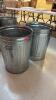 (2) LARGE TRASH CANS - 2