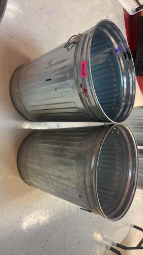(2) LARGE TRASH CANS