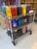 (1) 3 TIER CART WITH PAINT