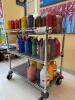 (1) 3 TIER CART WITH PAINT - 2
