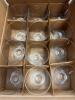 (12) FOOTED MARTINI GLASSES - 2